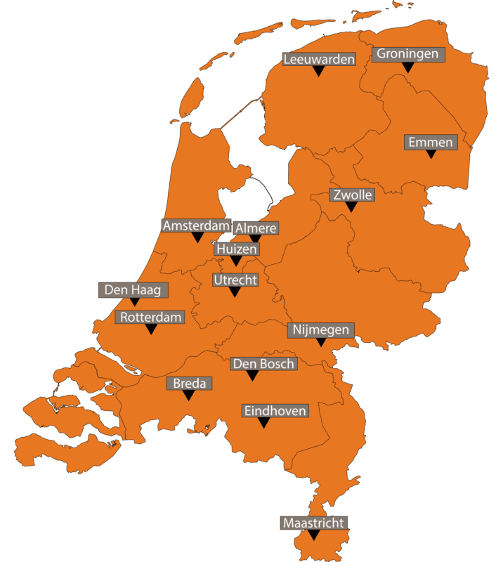 Kaart Nederland