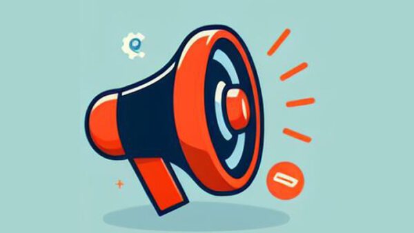 verschil marketing en communicatie pictogram megafoon