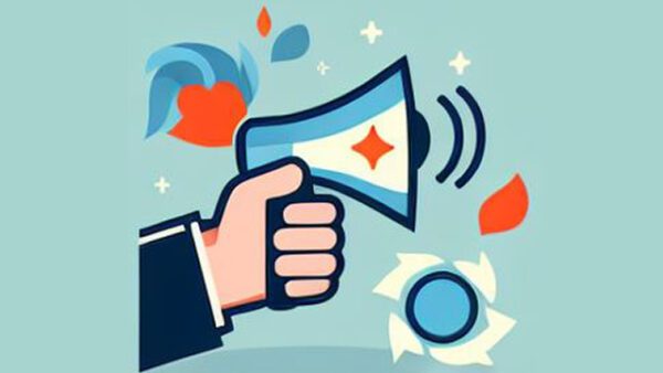 verschil marketing en communicatie pictogram megafoon