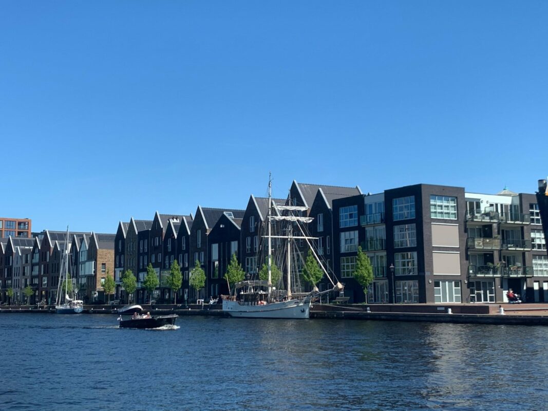 Haarlem huizen aan het water